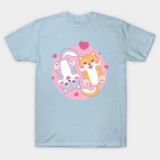 Cute Couple Shiba Inu T-Shirt